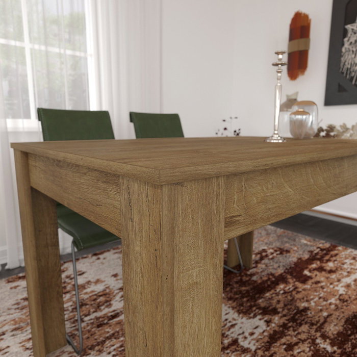 Hanah Home Mesa de Comedor Single 120 - Roble Hanah Home Mesa de Comedor Single 120 - Roble
